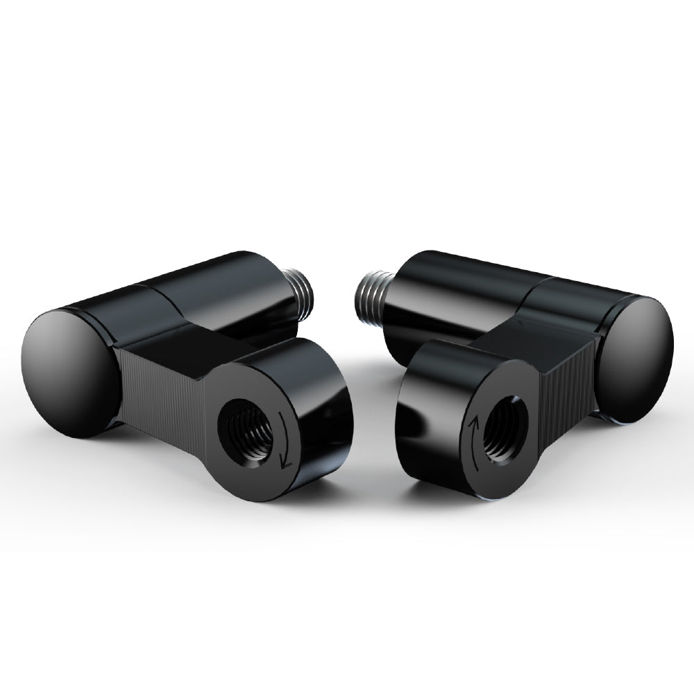 Oxford OX758 Motorcycle Mirror Extenders CNC Aluminium Black Bolts Included