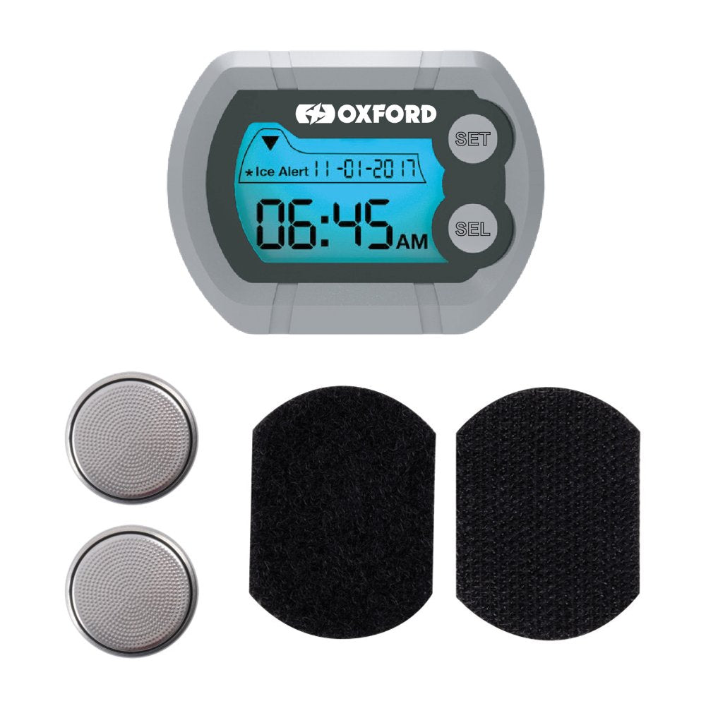 Oxford OX562 Waterproof Micro Digital Motorcycle Motorbike Scooter Mini Digi Clock