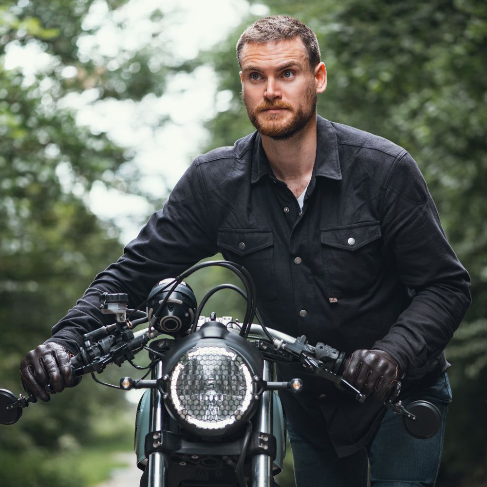 Oxford Kickback 2.0 Armoured Mens Shirt Black