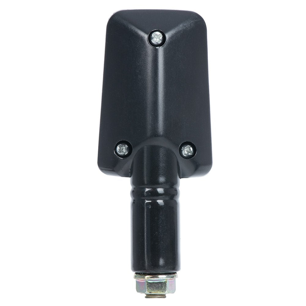 Oxford EL335 Motorcycle Rectangle Indicator Black Short Stem Clear Lens