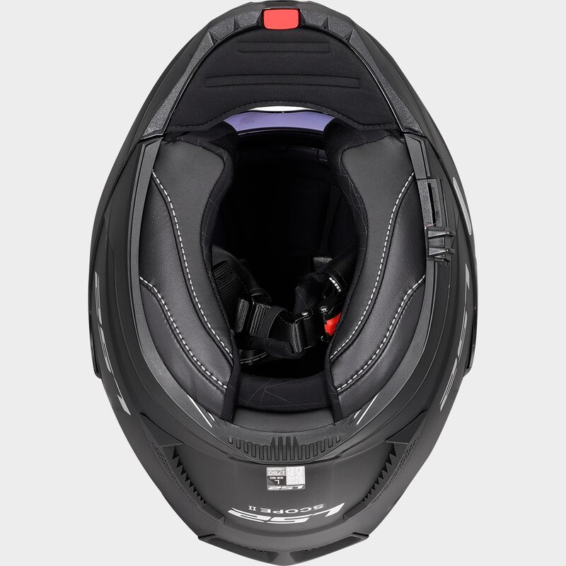 LS2 FF902 Scope II OXYD Matt Grey Blue Purple 90° Flip Modular Motorcycle Helmet