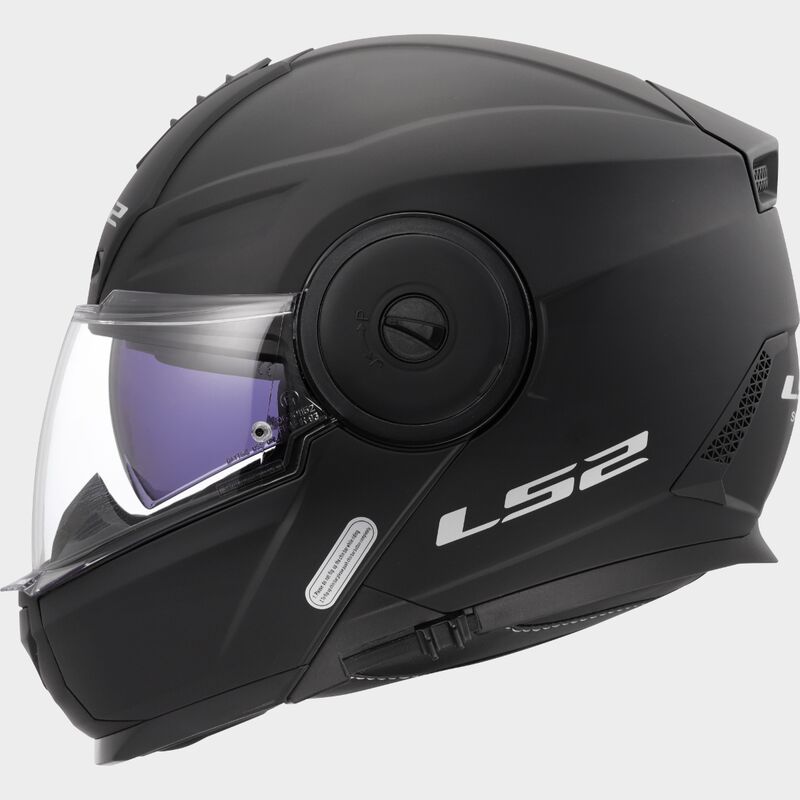 LS2 FF902 Scope II OXYD Matt Grey Blue Purple 90° Flip Modular Motorcycle Helmet