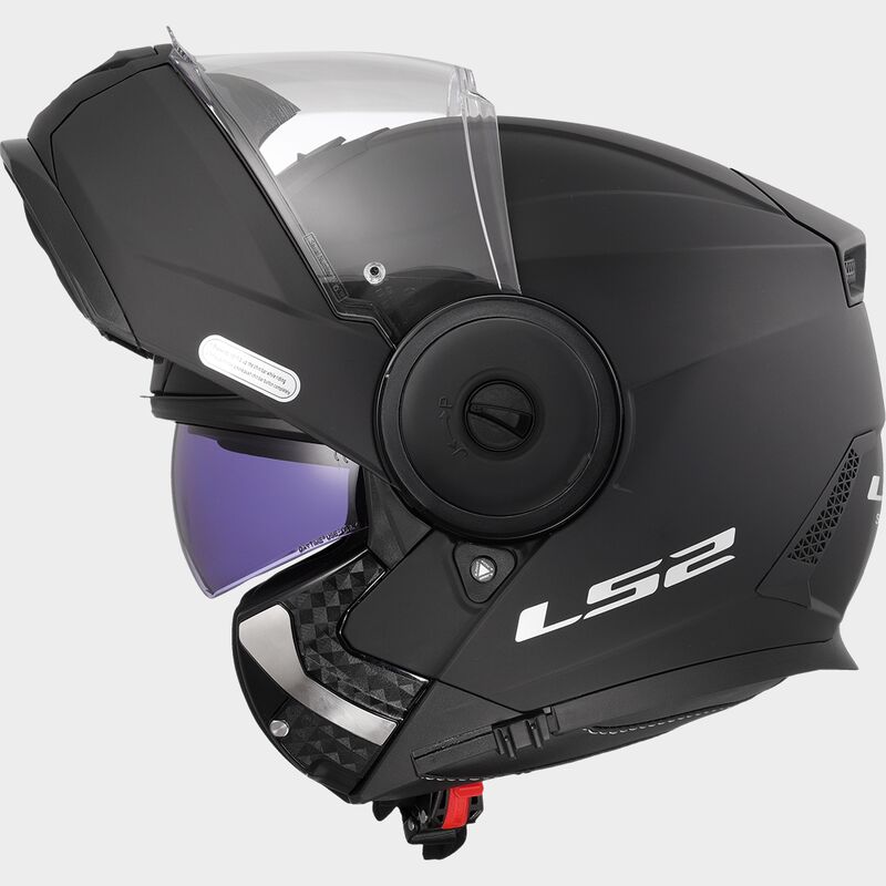 LS2 FF902 Scope II OXYD Matt Grey Blue Purple 90° Flip Modular Motorcycle Helmet