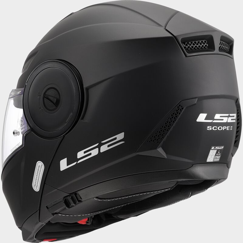 LS2 FF902 Scope II OXYD Matt Grey Blue Purple 90° Flip Modular Motorcycle Helmet