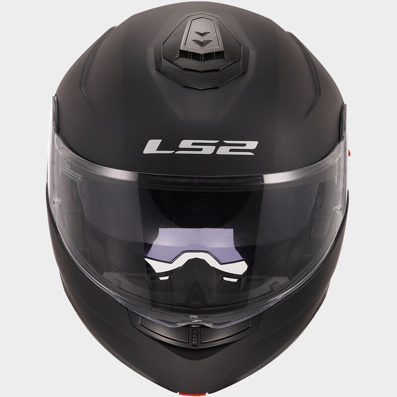 LS2 FF908 STROBE II Solid Matt Titanium 90° Flip Modular Motorcycle Helmet