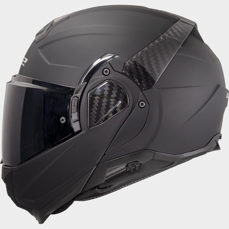 LS2 FF910 Advant II Solid Matt Black 180° Flip Modular Motorcycle Helmet