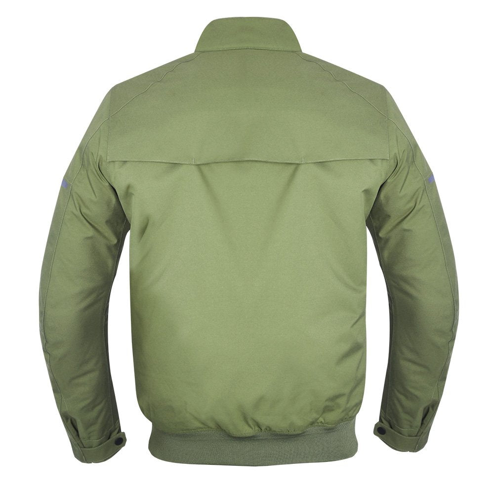 Oxford Harrington Men's Motorcycle Jacket Green