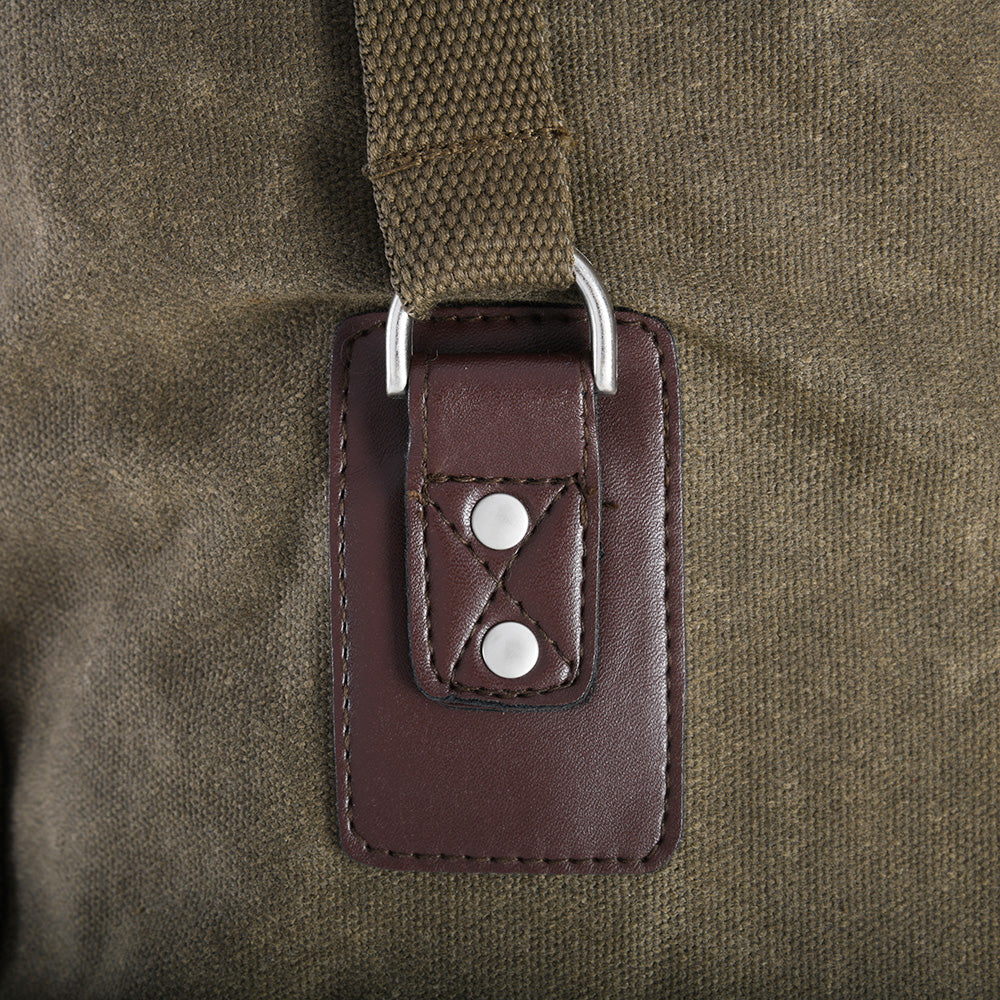Oxford Heritage Waxed Cotton Motorcycle Motorbike Backpack 30 Litre Khaki