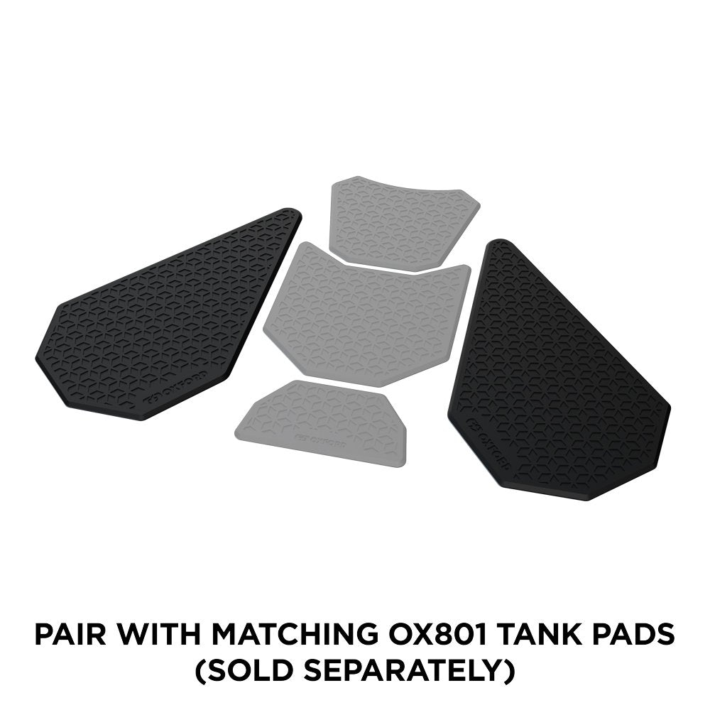 Oxford OX802 Motorcycle Gripper ADV Tank Grips Adventure Pads