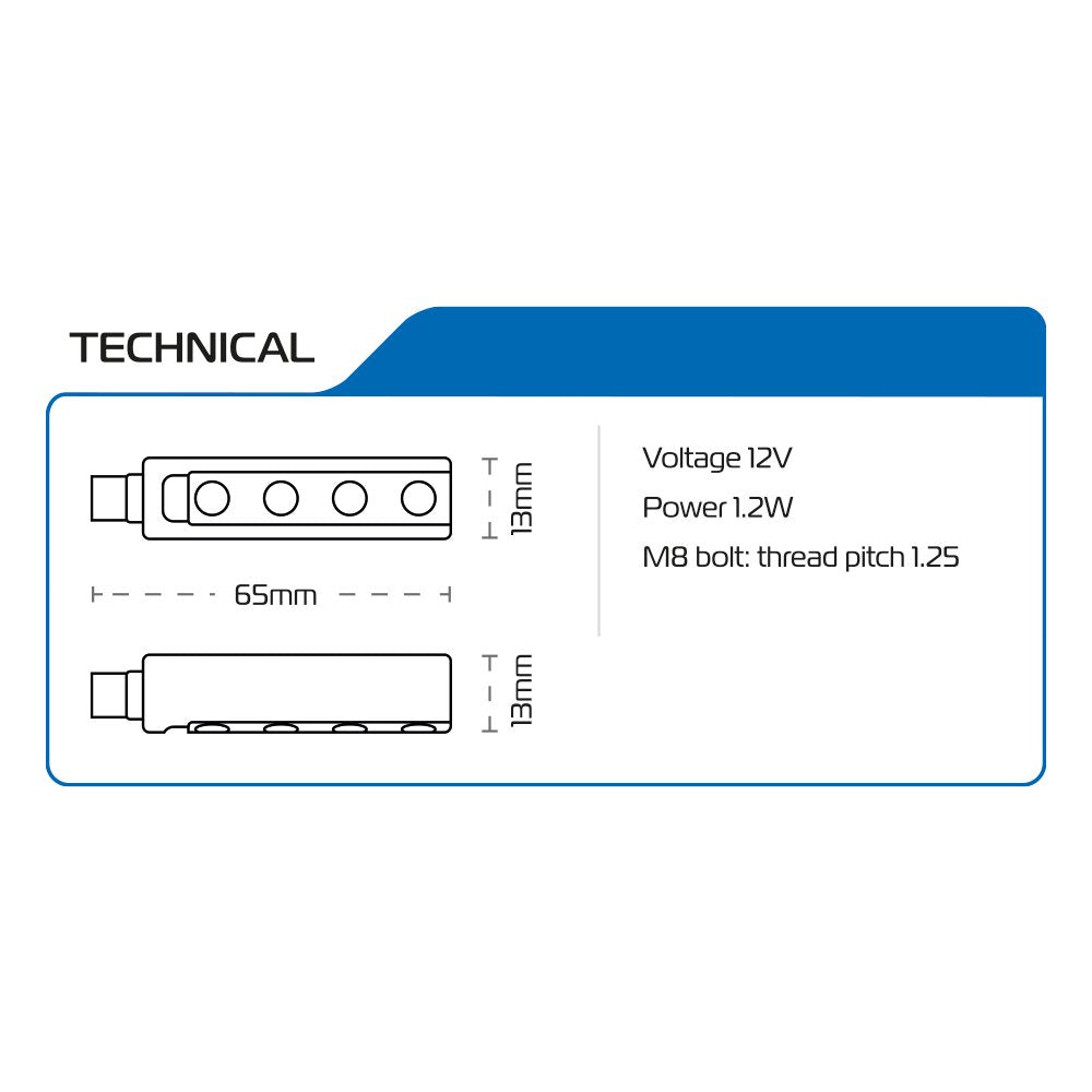 Oxford EL351 CELL Indicators (incl. 2 resistors)