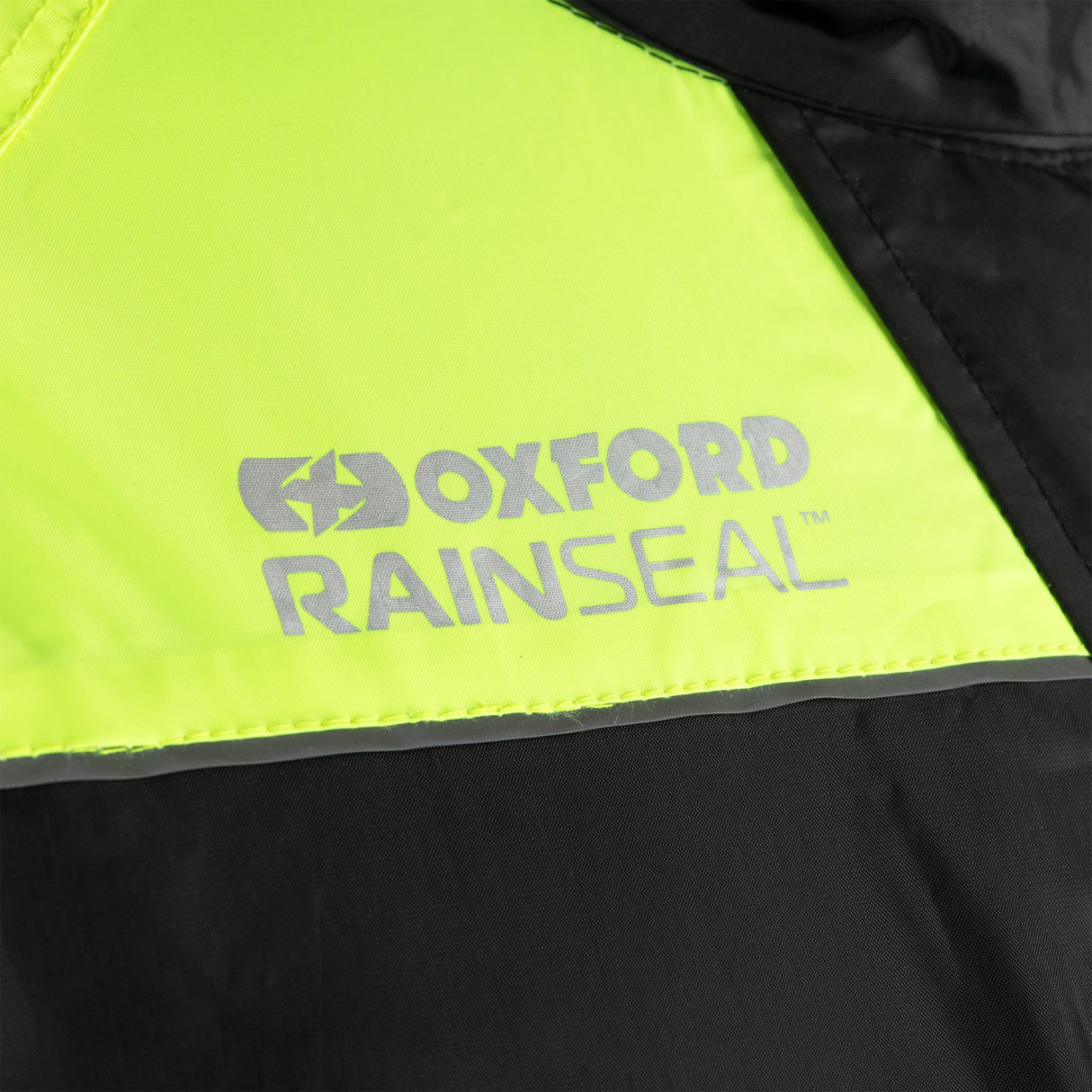 Oxford Rainseal Motorcycle Oversuit Waterproof - Black/Fluo