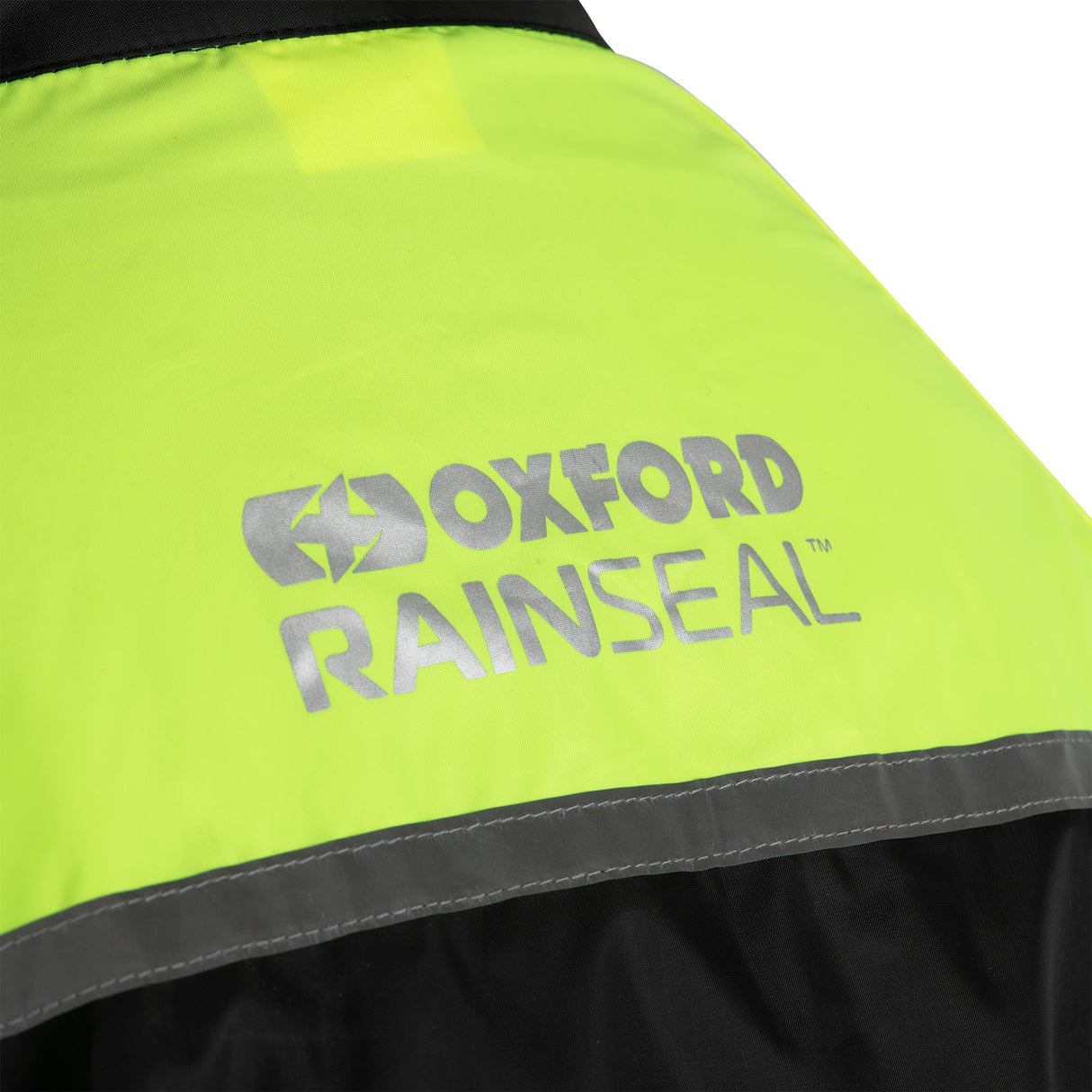 Oxford Rainseal Motorcycle Over Jacket Waterproof - Black/Fluo