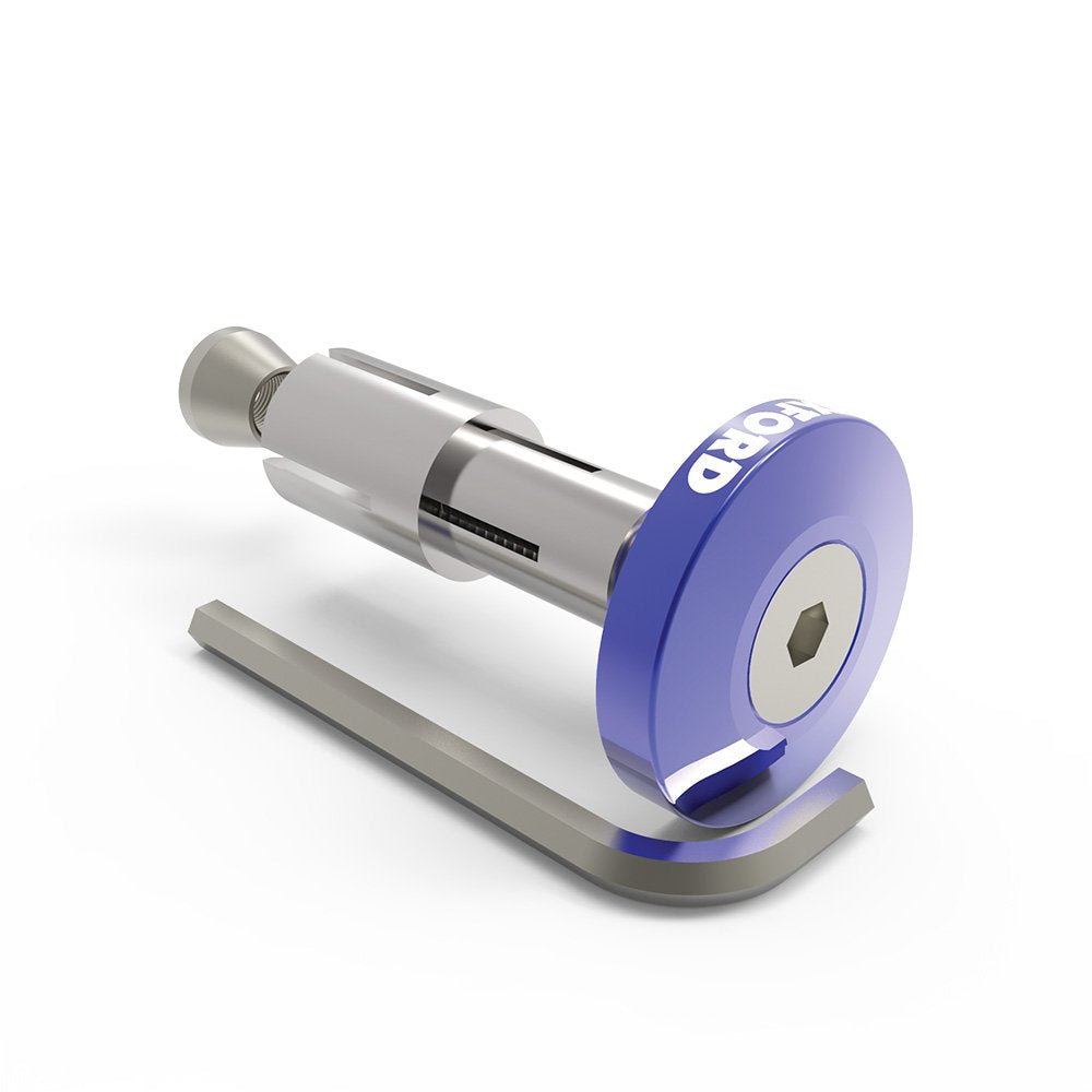 Oxford OX596 Aluminium Motorcycle Motorbike 22mm Handlebar BarEnds 2 Universal Bar Ends Blue