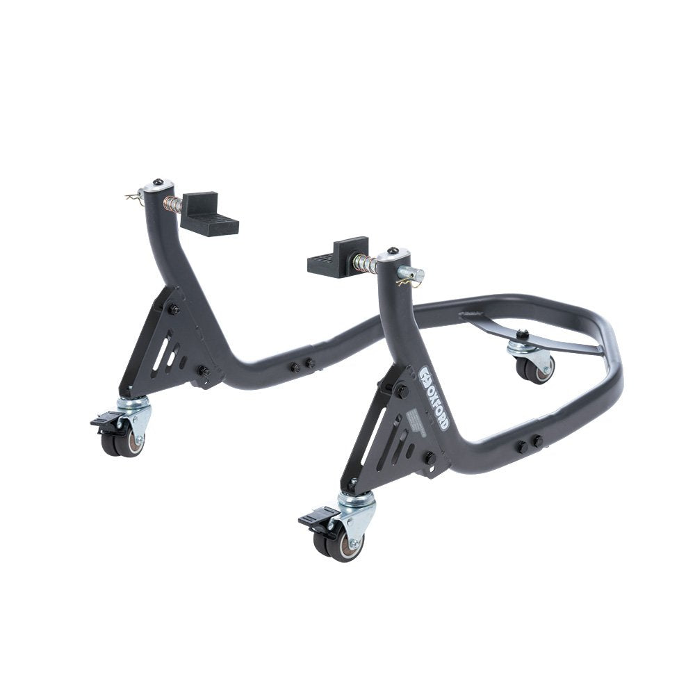Oxford OX296 ZERO-G Motorcycle Rear Dolly Paddock Stand Heavy Duty