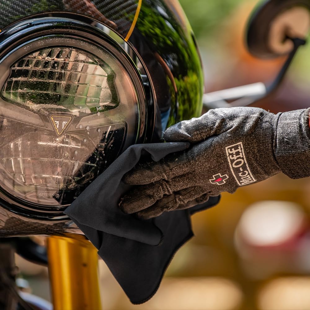 Muc Off Premium Motorcycle Helmet and Visior Microfibre Detailing Cloth