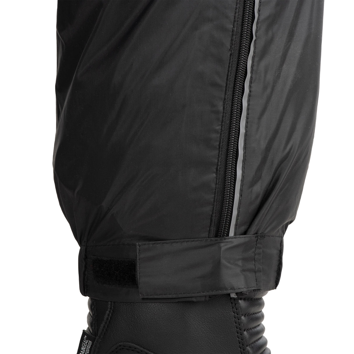 Oxford Rainseal Motorcycle Thermal Over Trousers Pants Waterproof - Black