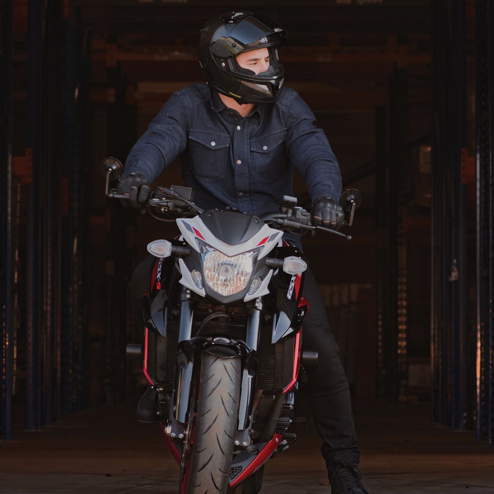 Oxford Original Approved AA Armoured Mens Shirt Black