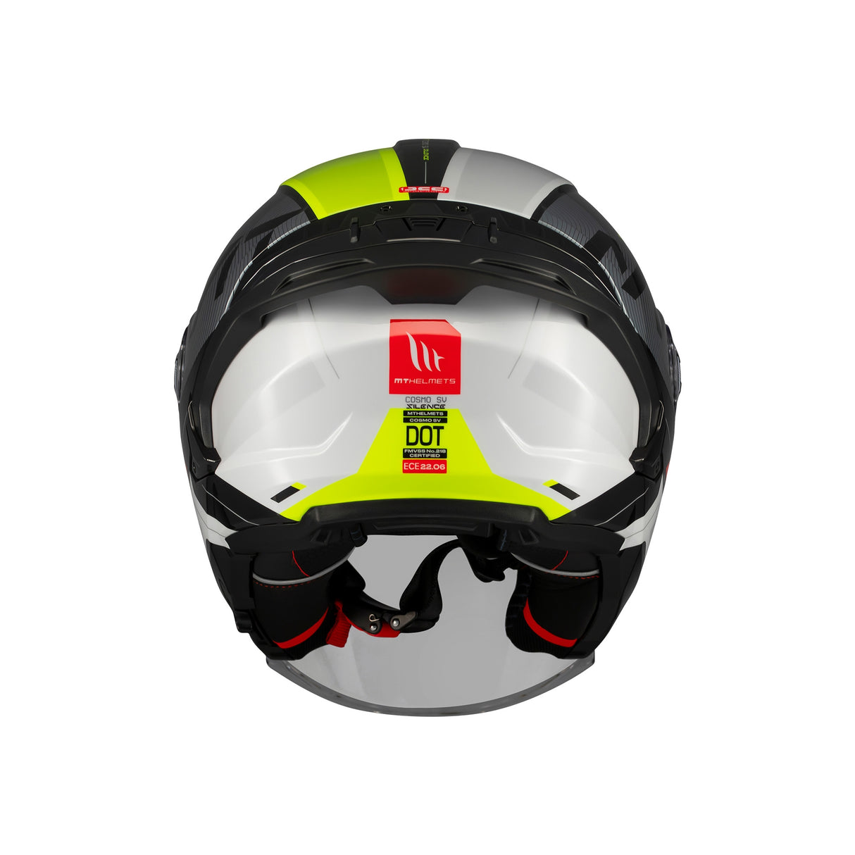 MT Cosmo Silence Open Face Helmet Fluo