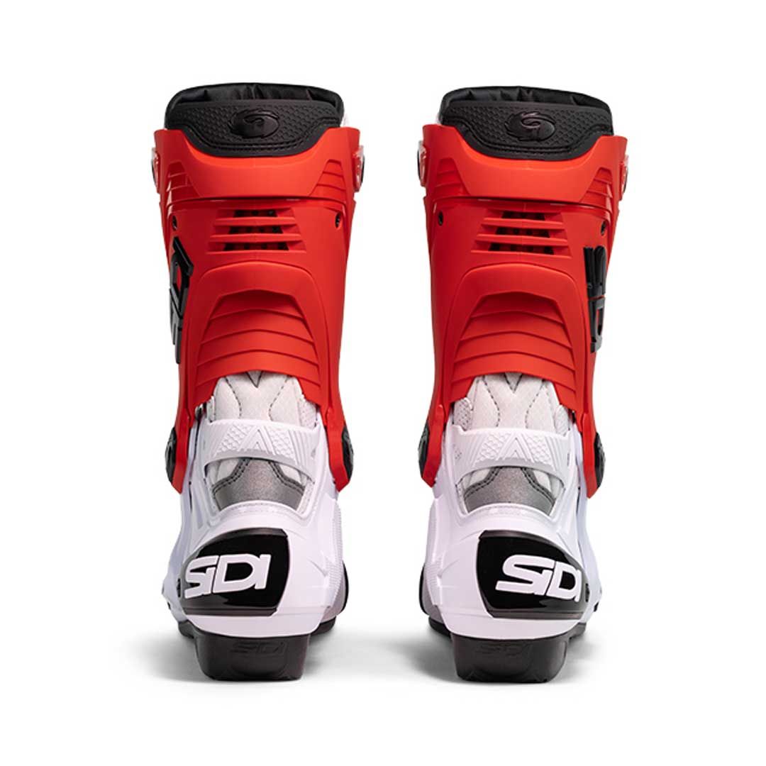 Sidi Rex Air CE Motorcycle Boots White Red