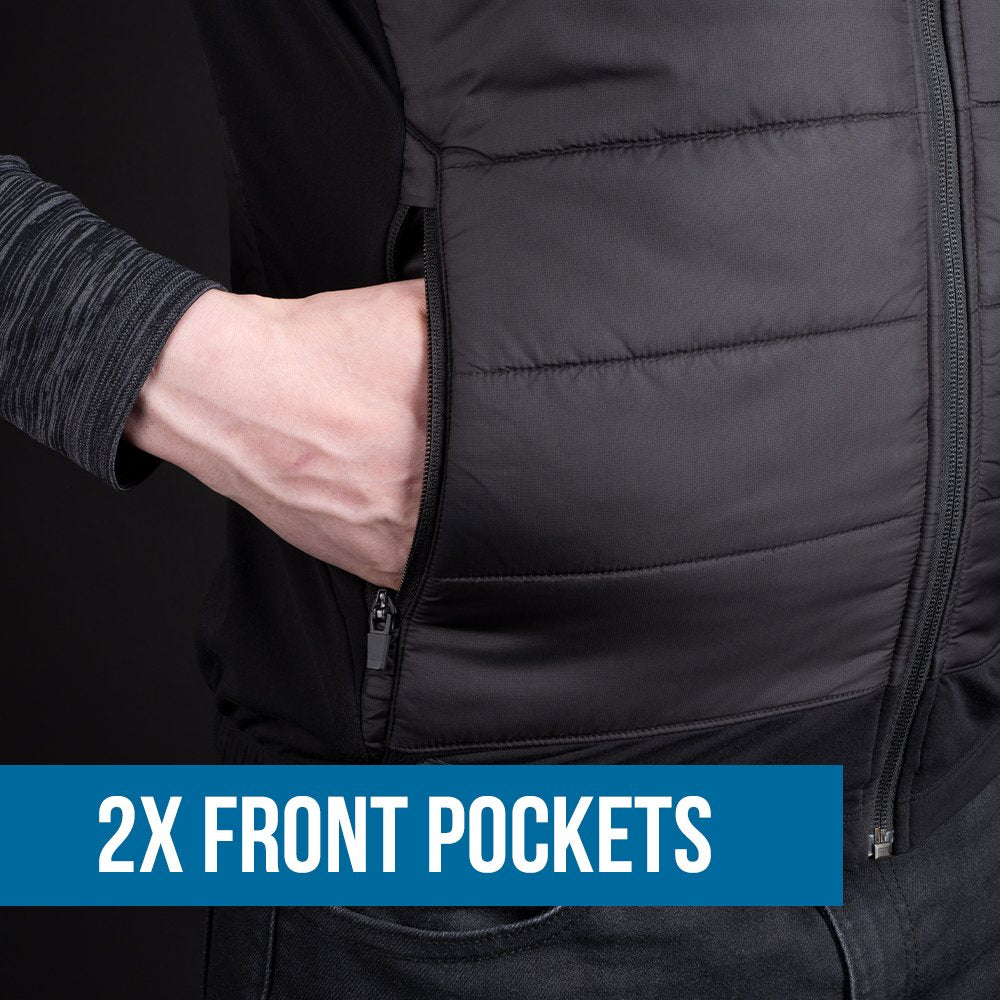 Oxford Advanced Thermal Expedition Motorcycle Mid Layer Gilet Black