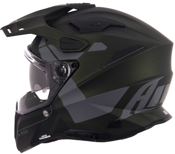 Airoh Commander 2 Reveal Military Green Motorcycle Helmet