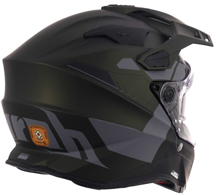 Airoh Commander 2 Reveal Military Green Motorcycle Helmet
