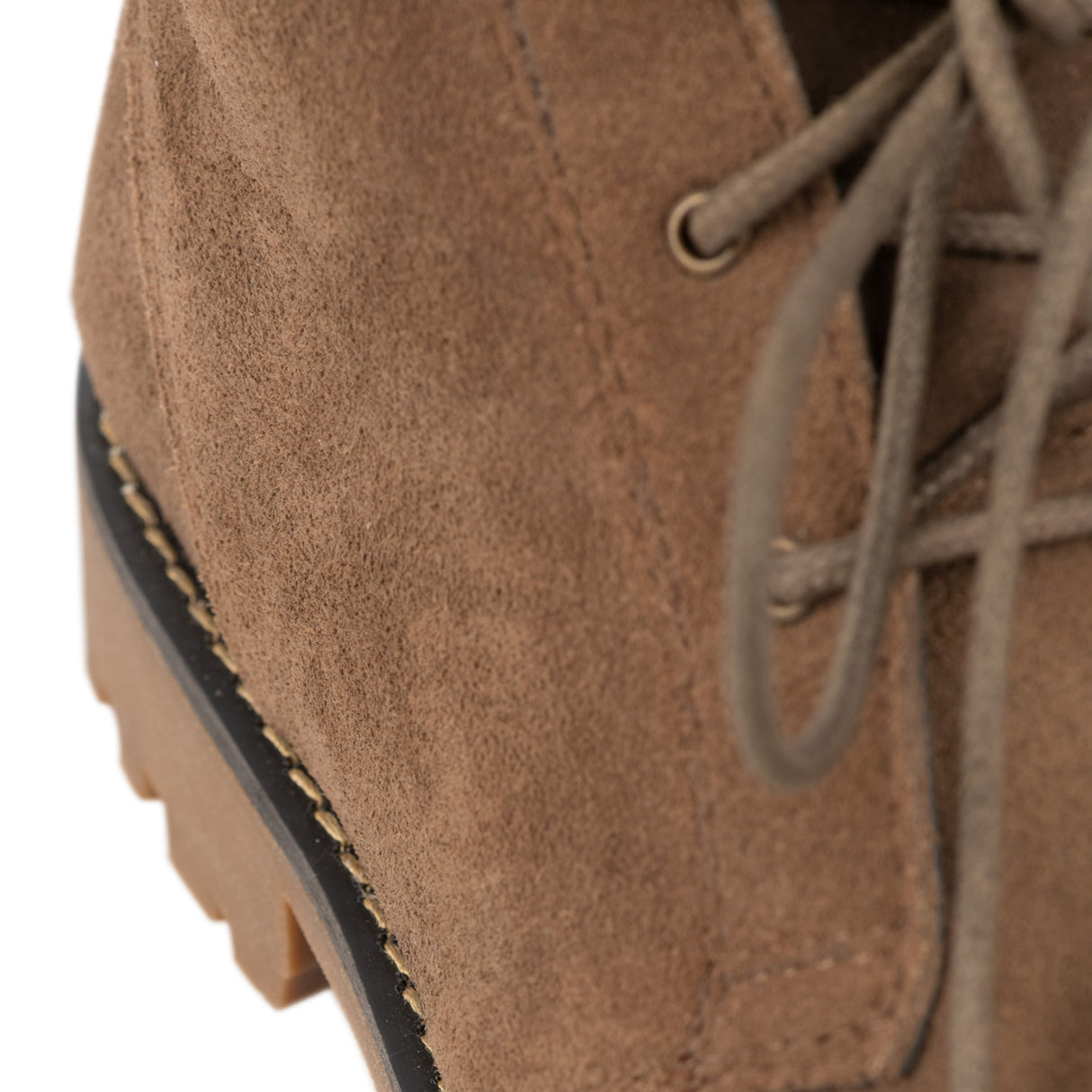 Oxford Desert Motorcycle Boots Brown Tan Leather Suede