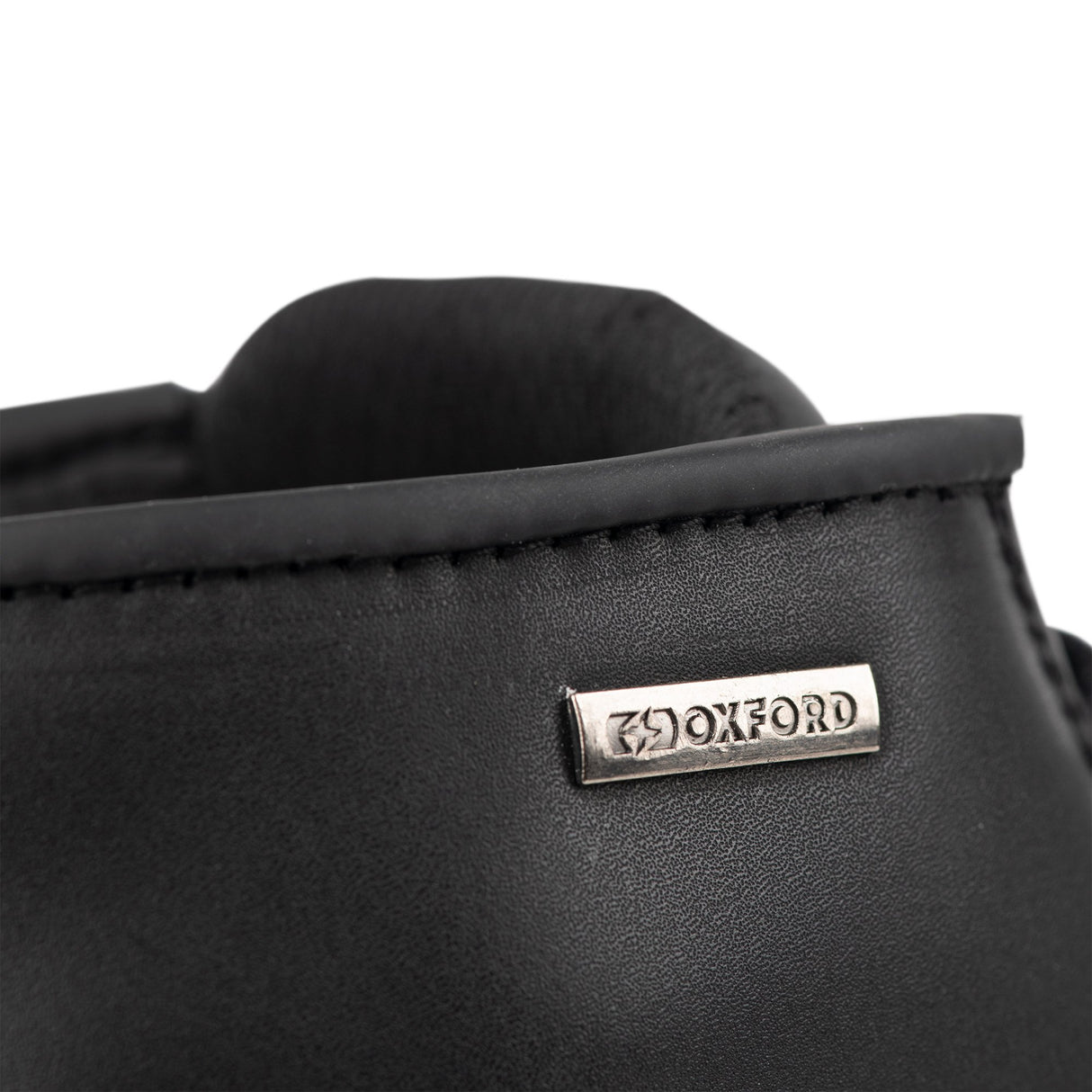 Oxford Chukka Leather Motorcycle Boots Black