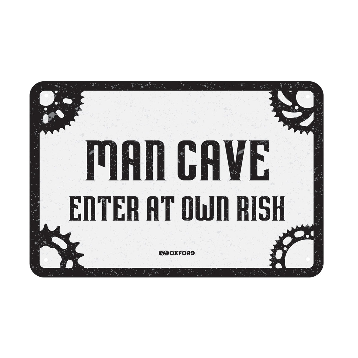 Oxford OX370 Garage Workshop Metal Sign: MAN CAVE