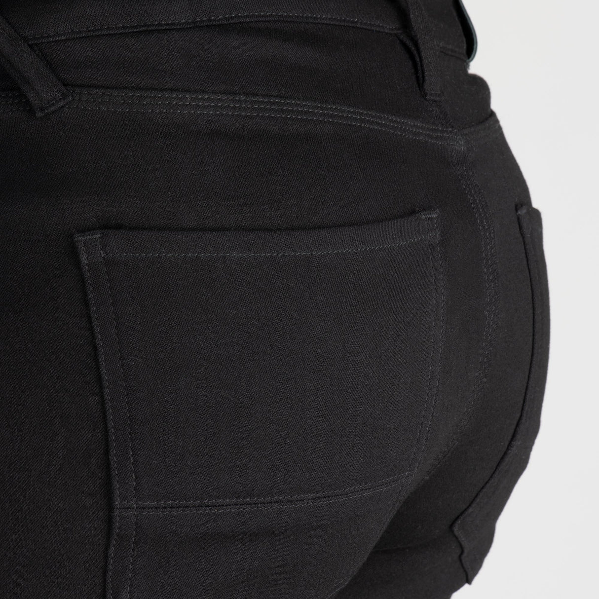 Oxford Original Approved Super Stretch Men's Motorcycle Jeans Slim Black