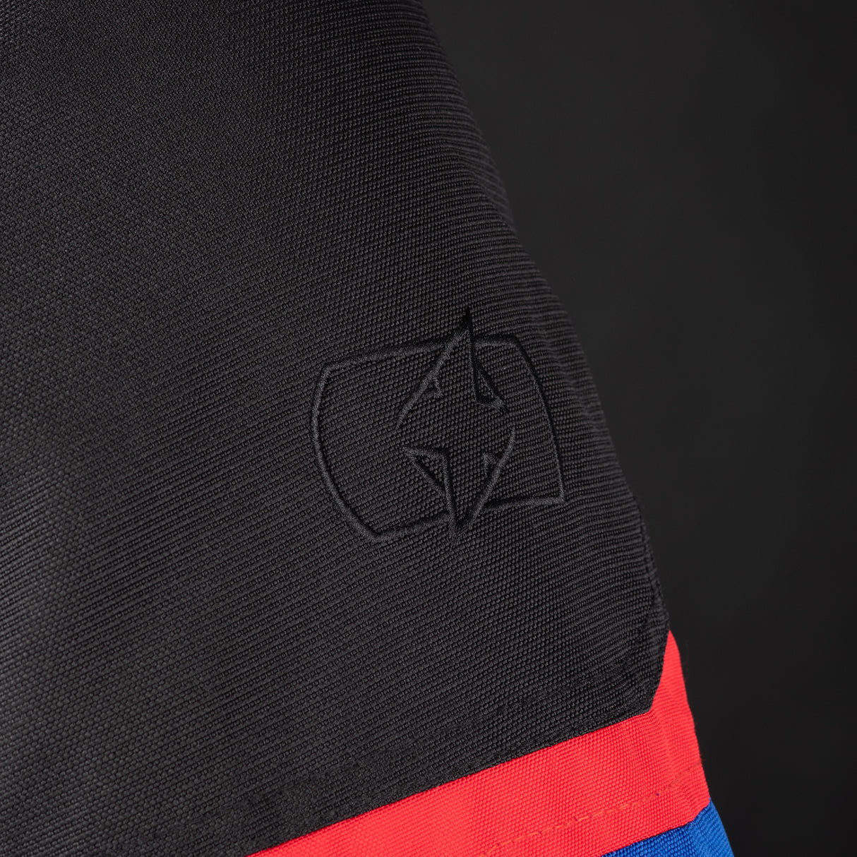 Oxford Rockland Men's Motorcycle Jacket Arctic Black Red