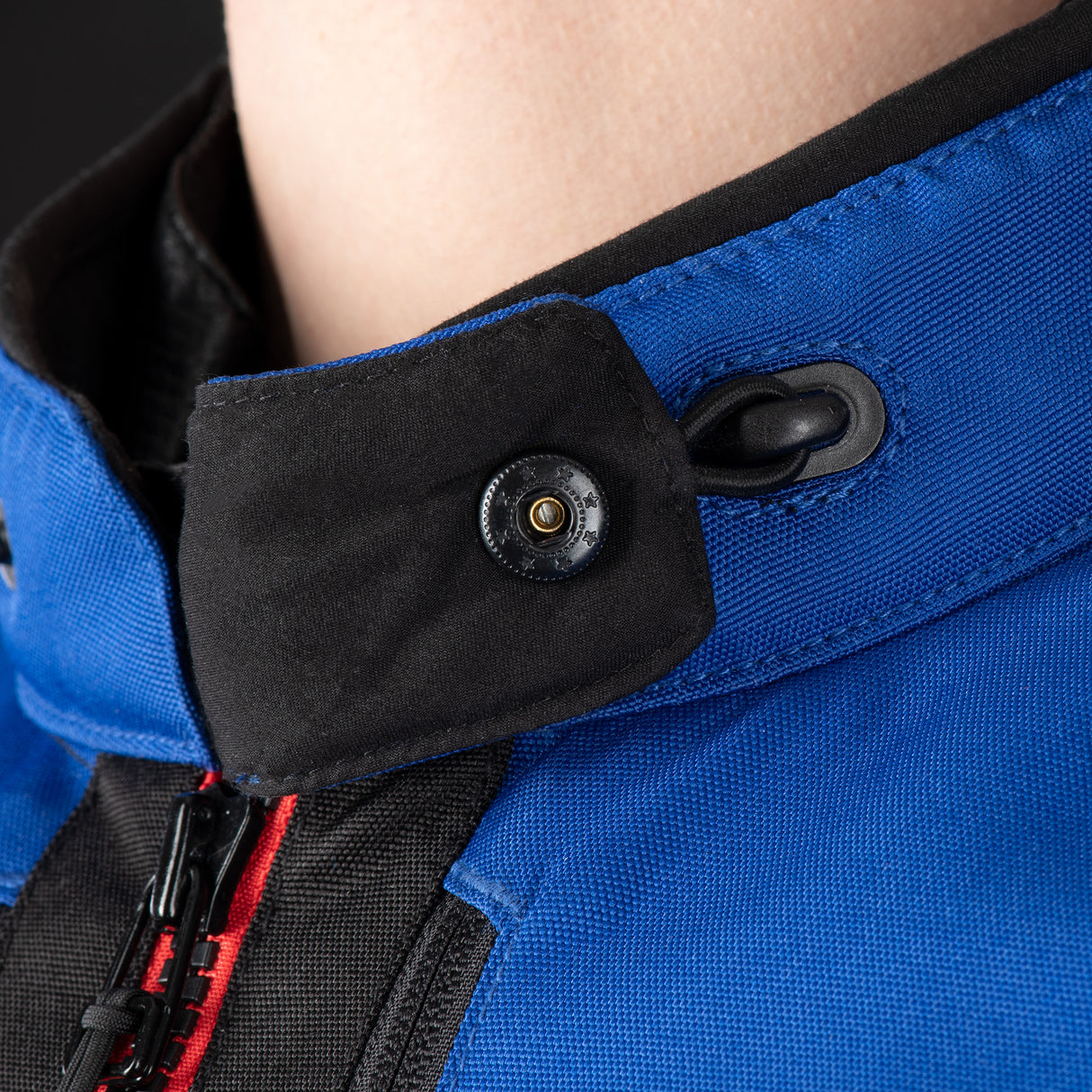 Oxford Rockland Men's Motorcycle Jacket Arctic Black Red