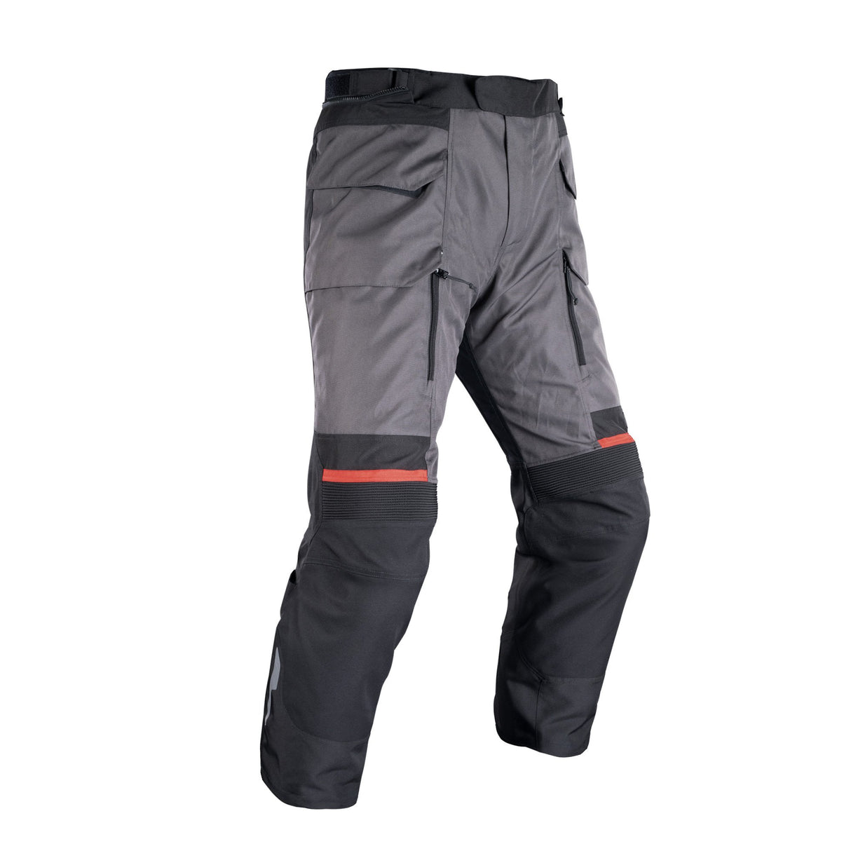 Oxford Rockland Motorcycle Pants Trousers Charcoal Black Red