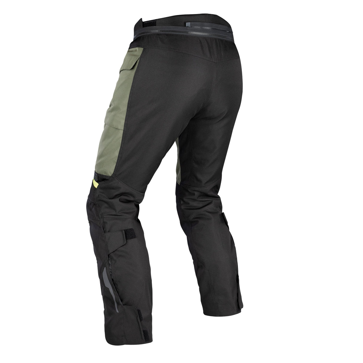 Oxford Rockland Motorcycle Pants Khaki Black Fluo