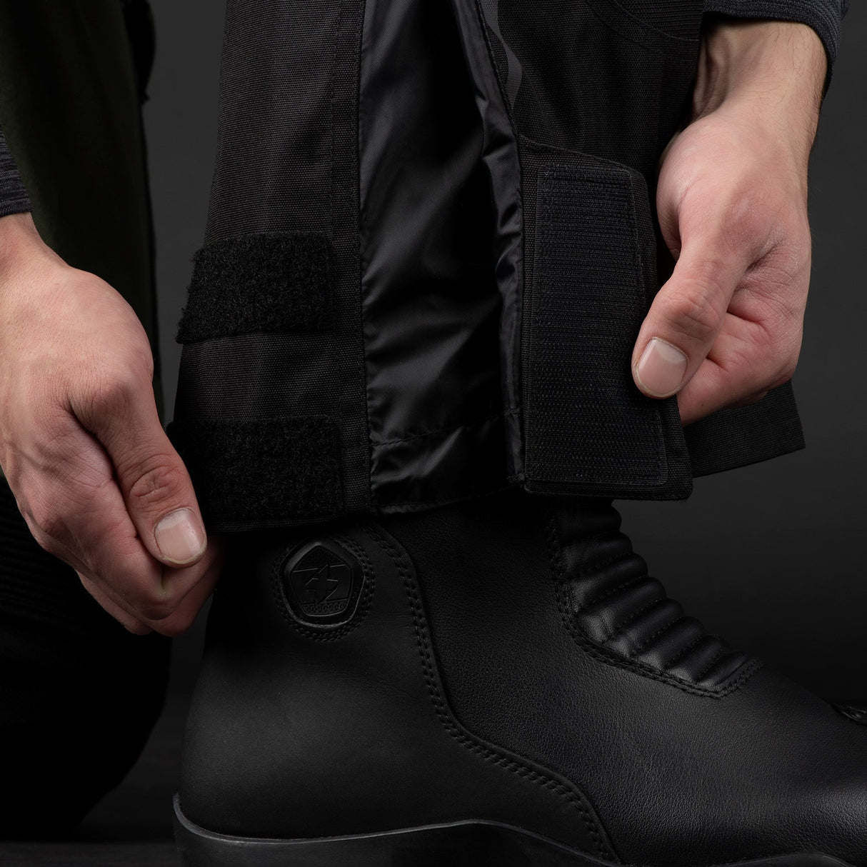 Oxford Rockland Motorcycle Pants Khaki Black Fluo