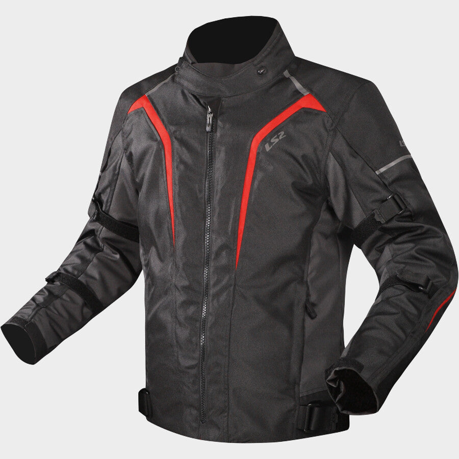 LS2 Sepang Textile Jacket Black Grey Red