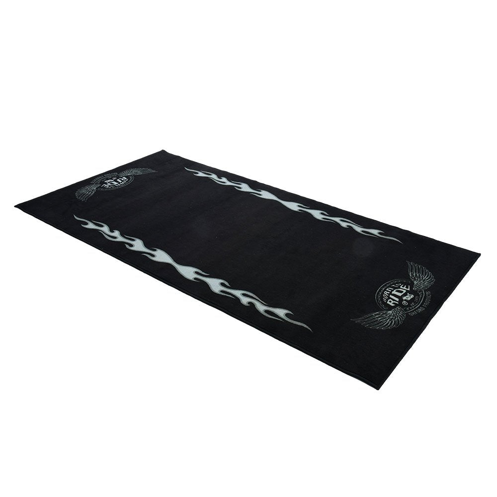 Oxford OX915 Workshop Garage Motorcycle Maintenance Mat Flame L 200 x 100cm