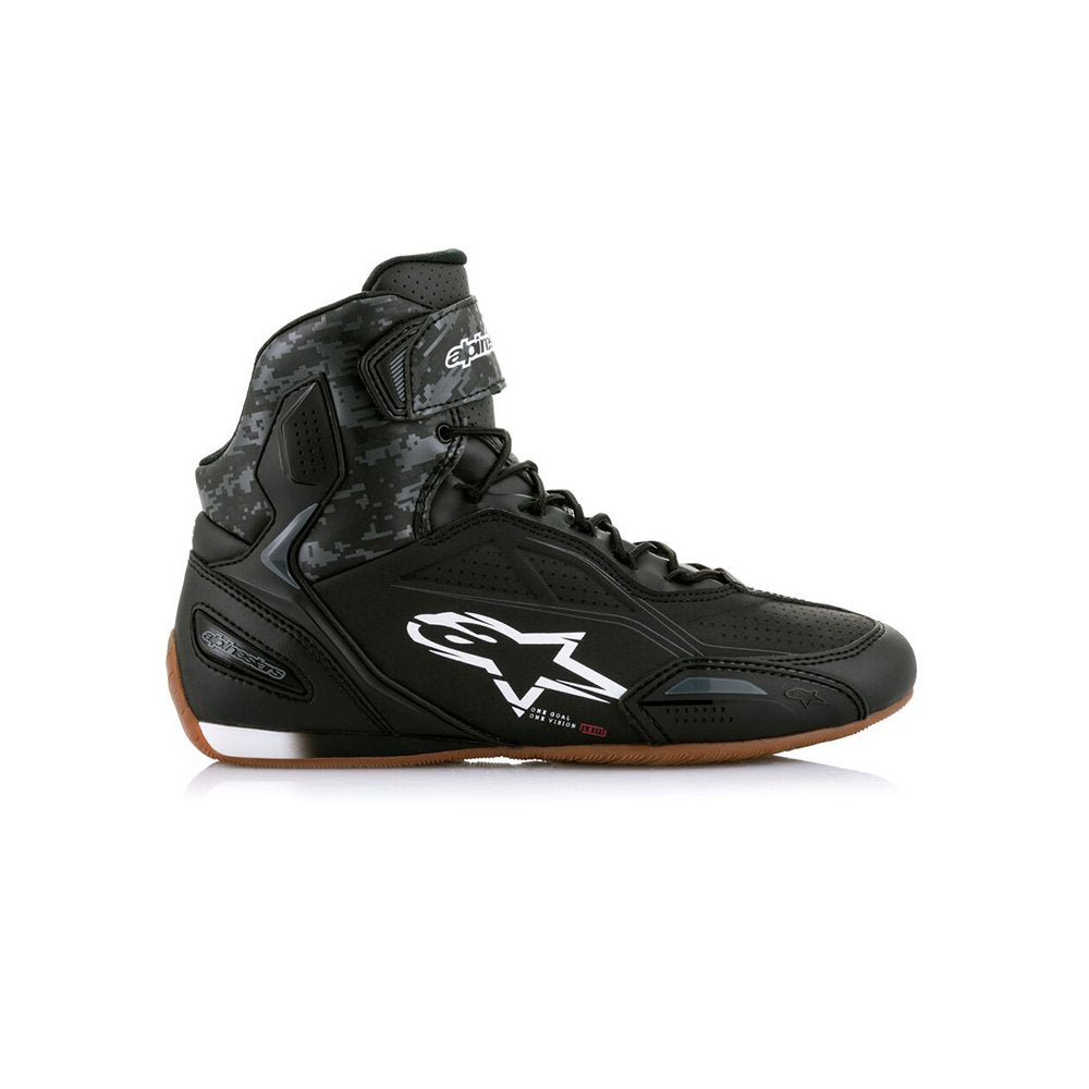 Alpinestars Faster-3 Shoe Boots - Black Grey Gum