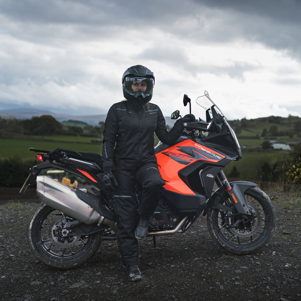 Oxford Arizona 1.0 Air Ladies Motorcycle Jacket Stealth Black