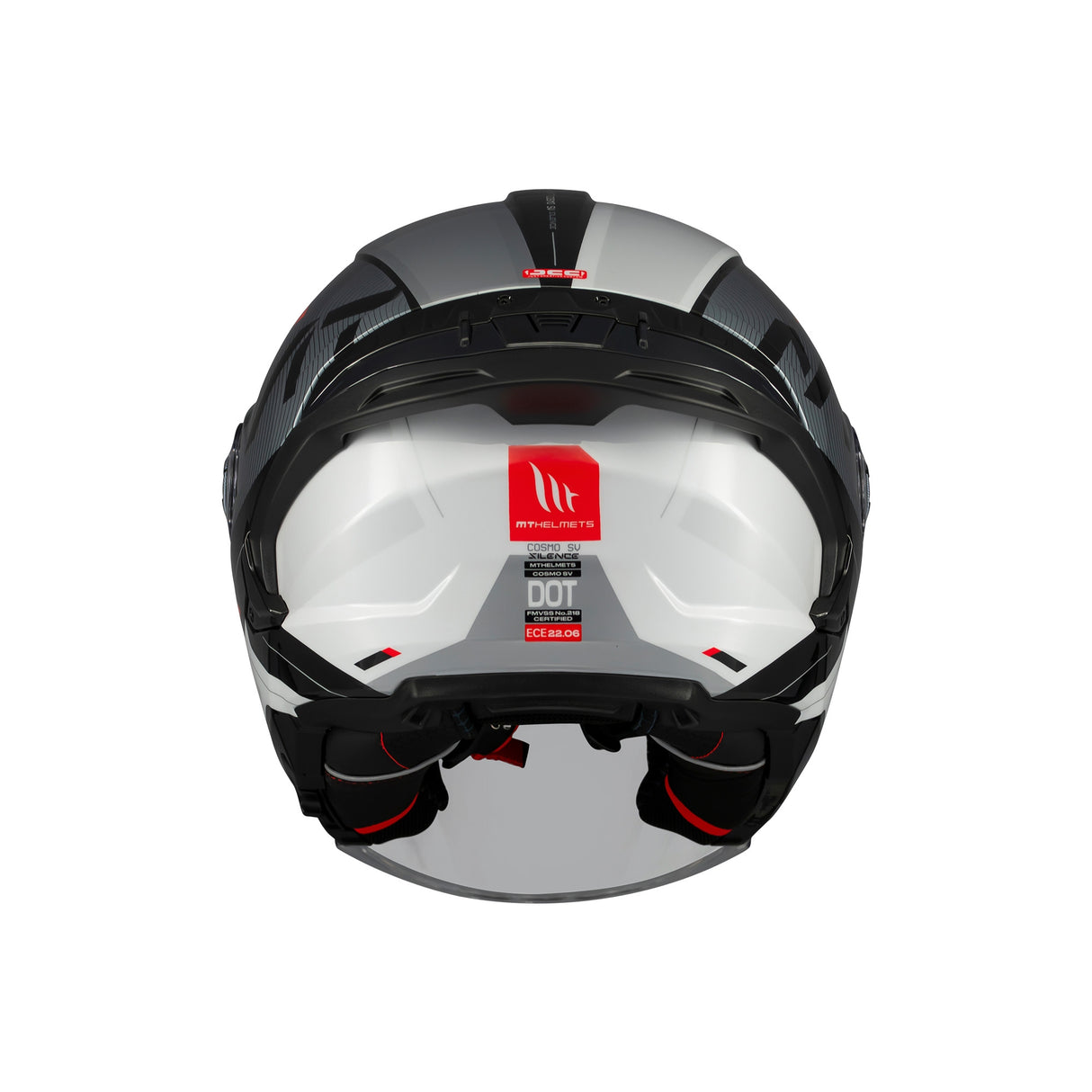MT Cosmo Silence Open Face Helmet Black