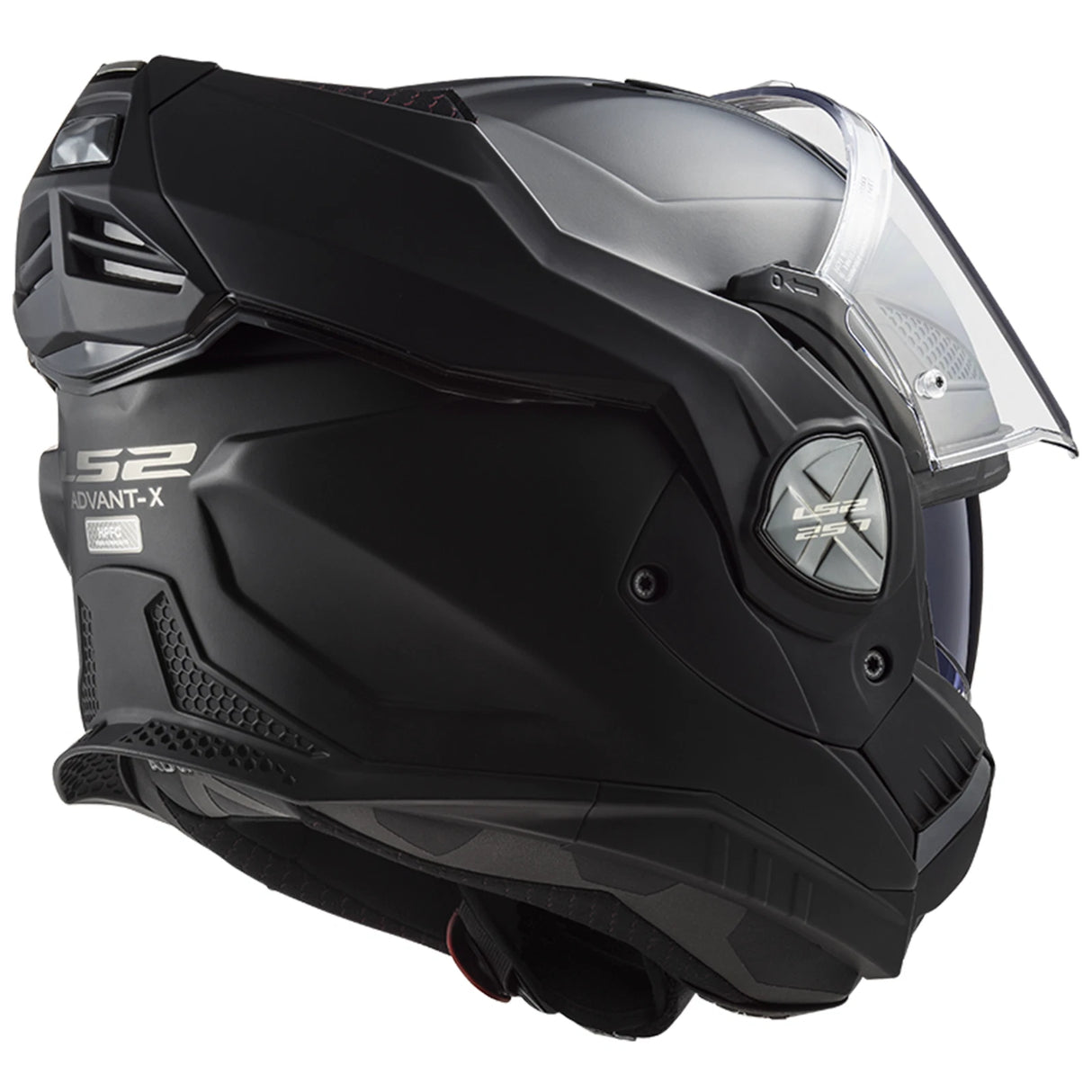 LS2 FF901 ADVANT X Matt Black Modular Motorcycle Helmet with LS2 4X UCS Intercom