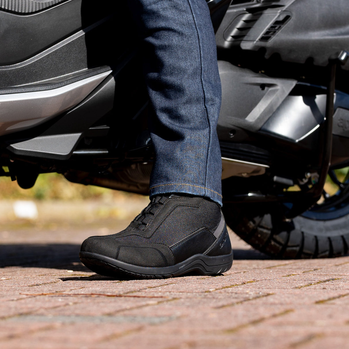 Oxford Spartan Air Motorcycle Boots Black