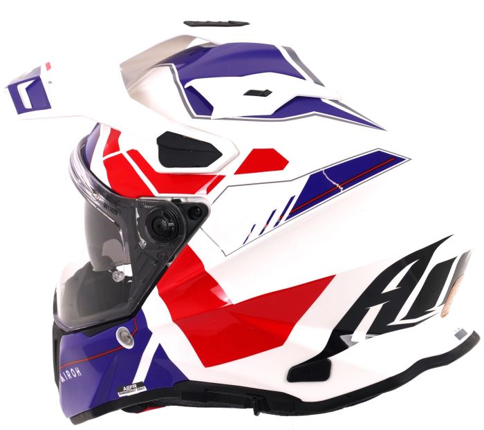 Airoh Commander 2 Reveal Blue Red Gloss Motorcycle Helmet