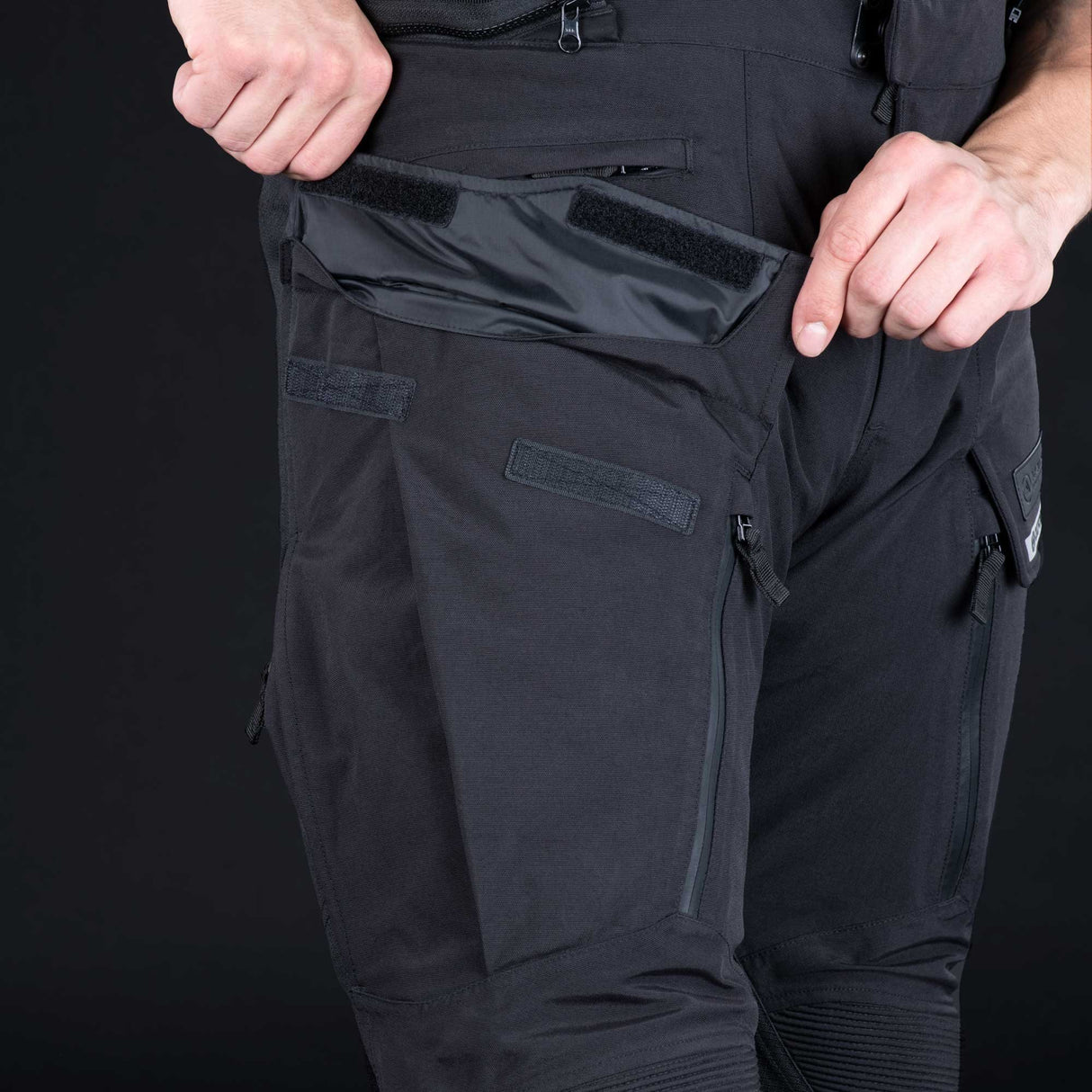Oxford Stormland D2D Motorcycle Trousers Tech Black