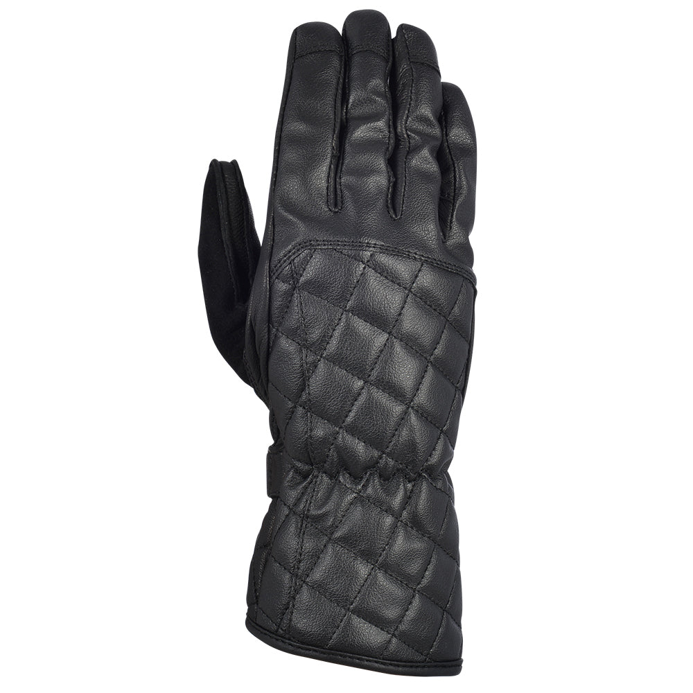 Oxford Somerville Leather Ladies Motorcycle Gloves Black