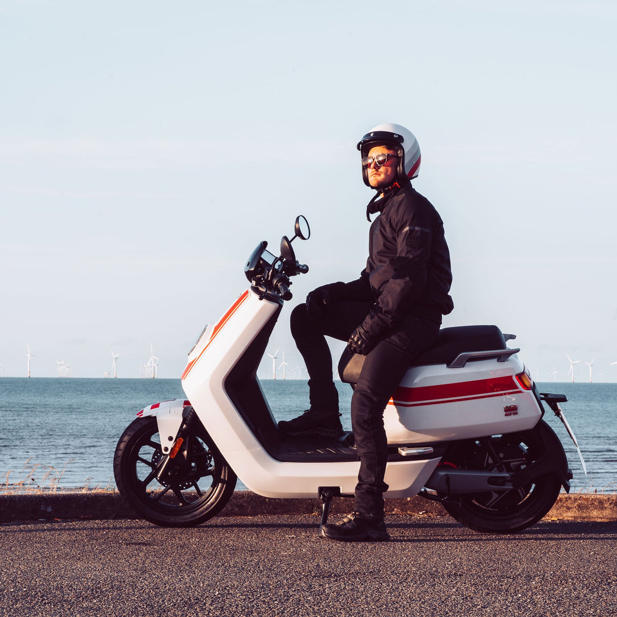 Oxford Harrington Men's Motorcycle Jacket Black