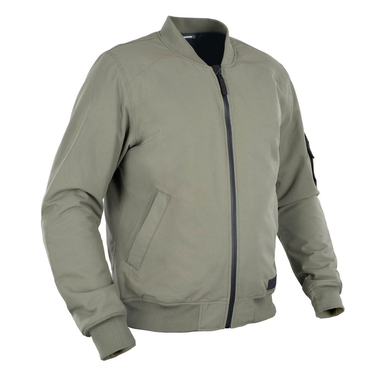Oxford Bomber D2D Men's Motorcycle Jacket Khaki