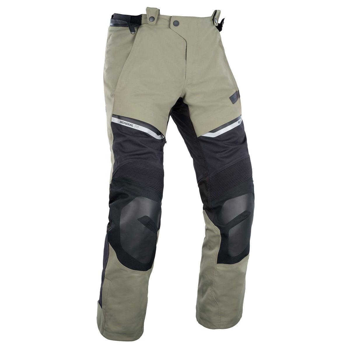 Oxford Mondial 2.0 Motorcycle Trousers Black/Olive Green