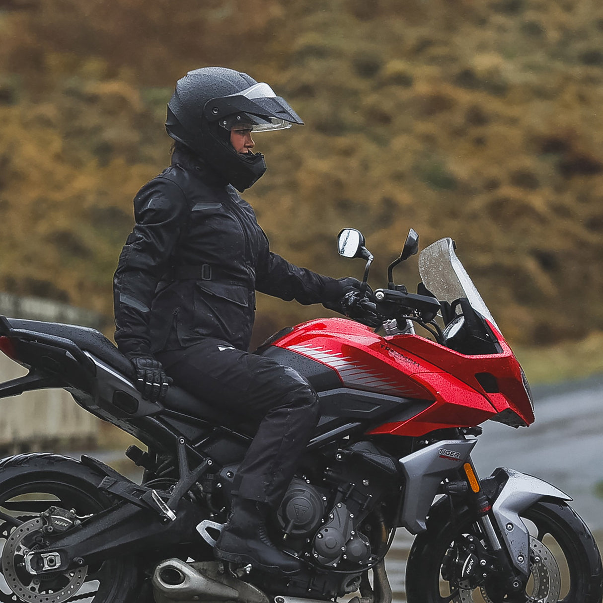 Oxford Mondial 2.0 Ladies Motorcycle Jacket Stealth Black