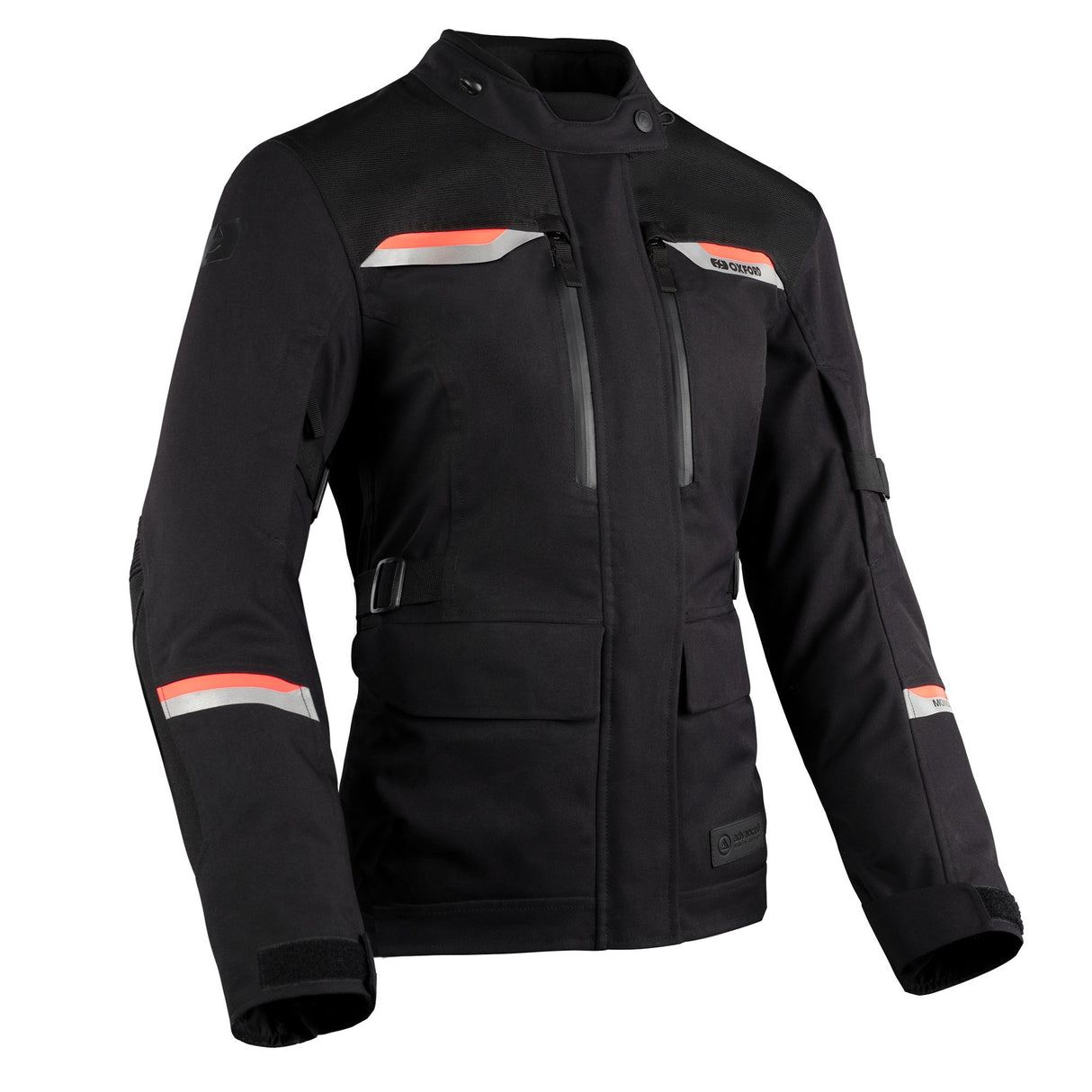 Oxford Mondial 2.0 Ladies Motorcycle Jacket Black Coral